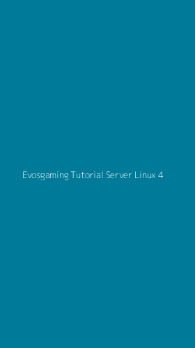 Tampilan Antarmuka Aplikasi Evosgaming Tutorial Server Linux - 4