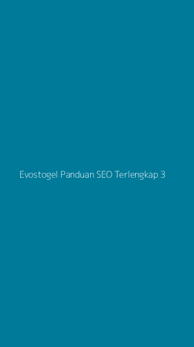 Tampilan Antarmuka Aplikasi Evostogel Panduan Seo Terlengkap - 3