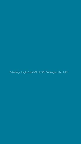 Tampilan Antarmuka Aplikasi Extratogel Login Data Sgp Hk Sdy Terlengkap Hari Ini - 2