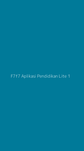 Tampilan Antarmuka Aplikasi F7f7 Aplikasi Pendidikan Lite - 1