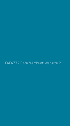 Tampilan Antarmuka Aplikasi Fafa777 Cara Membuat Website - 2