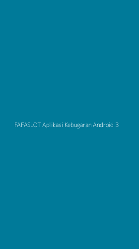 Tampilan Antarmuka Aplikasi Fafaslot Aplikasi Kebugaran Android - 3