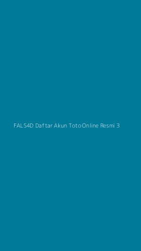 Tampilan Antarmuka Aplikasi Fals4d Daftar Akun Toto Online Resmi - 3