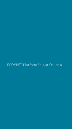Tampilan Antarmuka Aplikasi Foombet Platform Belajar Online - 4