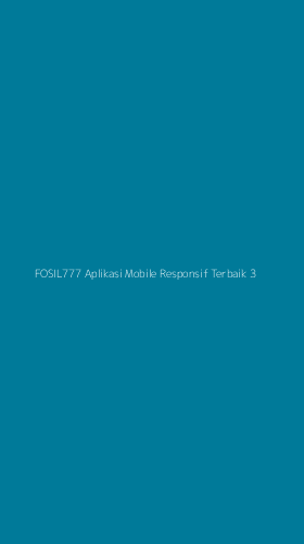 Tampilan Antarmuka Aplikasi Fosil777 Aplikasi Mobile Responsif Terbaik - 3