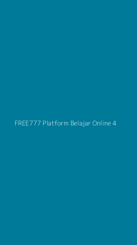 Tampilan Antarmuka Aplikasi Free777 Platform Belajar Online - 4