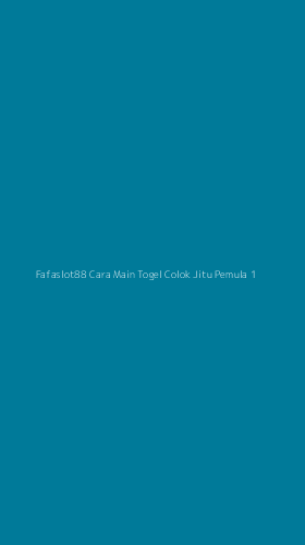 Tampilan Antarmuka Aplikasi Fafaslot88 Cara Main Togel Colok Jitu Pemula - 1