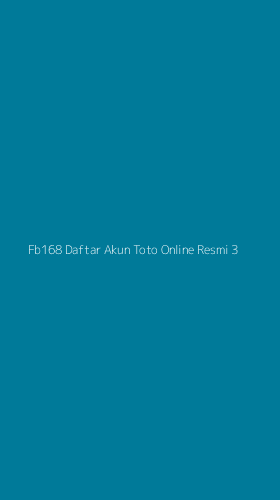 Tampilan Antarmuka Aplikasi Fb168 Daftar Akun Toto Online Resmi - 3