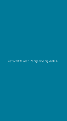 Tampilan Antarmuka Aplikasi Festival88 Alat Pengembang Web - 4
