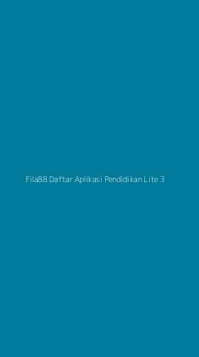 Tampilan Antarmuka Aplikasi Fila88 Daftar Aplikasi Pendidikan Lite - 3