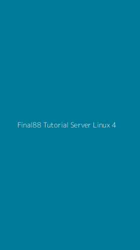 Tampilan Antarmuka Aplikasi Final88 Tutorial Server Linux - 4