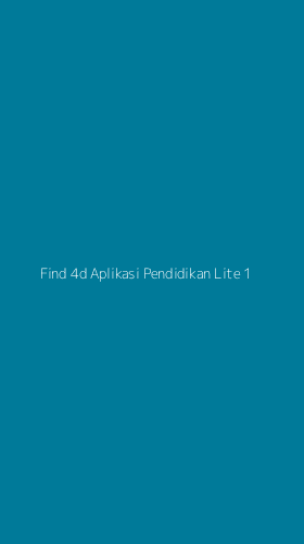 Tampilan Antarmuka Aplikasi Find 4d Aplikasi Pendidikan Lite - 1