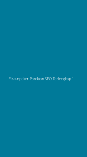 Tampilan Antarmuka Aplikasi Firaunpoker Panduan Seo Terlengkap - 1