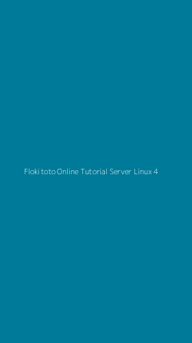 Tampilan Antarmuka Aplikasi Flokitoto Online Tutorial Server Linux - 4