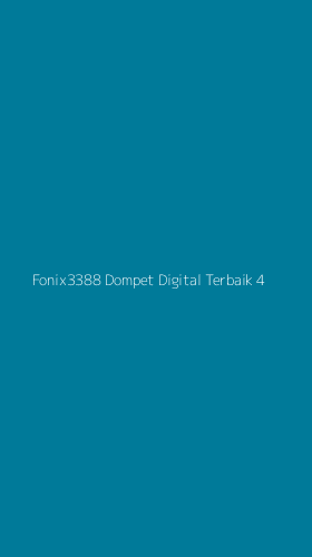 Tampilan Antarmuka Aplikasi Fonix3388 Dompet Digital Terbaik - 4