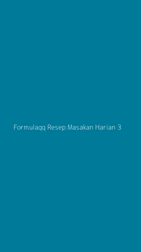 Tampilan Antarmuka Aplikasi Formulaqq Resep Masakan Harian - 3