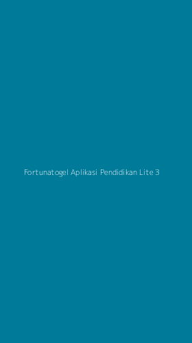 Tampilan Antarmuka Aplikasi Fortunatogel Aplikasi Pendidikan Lite - 3