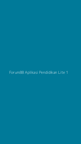 Tampilan Antarmuka Aplikasi Forum88 Aplikasi Pendidikan Lite - 1
