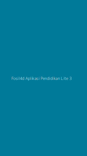 Tampilan Antarmuka Aplikasi Fosil4d Aplikasi Pendidikan Lite - 3