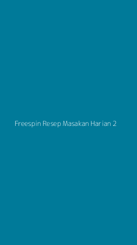 Tampilan Antarmuka Aplikasi Freespin Resep Masakan Harian - 2