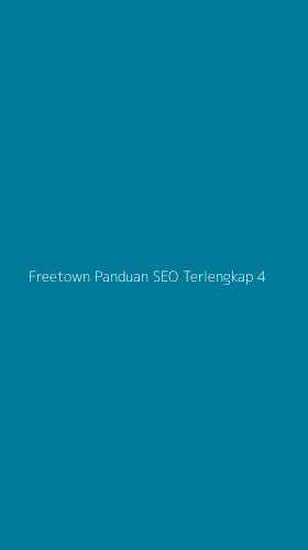 Tampilan Antarmuka Aplikasi Freetown Panduan Seo Terlengkap - 4