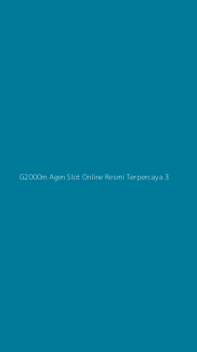 Tampilan Antarmuka Aplikasi G2000m Agen Slot Online Resmi Terpercaya - 3