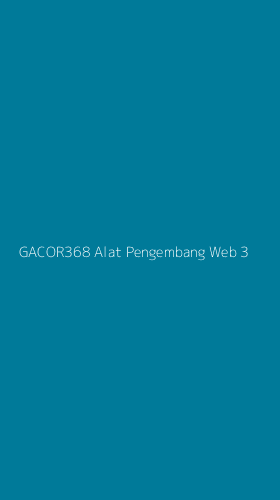 Tampilan Antarmuka Aplikasi Gacor368 Alat Pengembang Web - 3