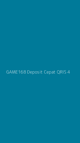 Tampilan Antarmuka Aplikasi Game168 Deposit Cepat Qris - 4