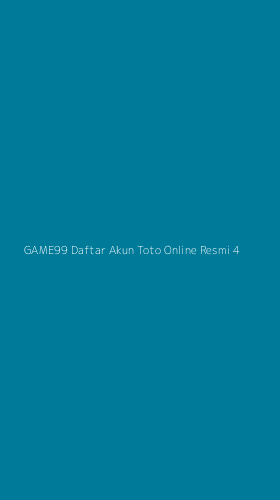 Tampilan Antarmuka Aplikasi Game99 Daftar Akun Toto Online Resmi - 4