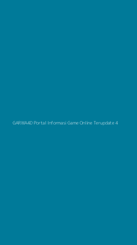 Tampilan Antarmuka Aplikasi Garwa4d Portal Informasi Game Online Terupdate - 4