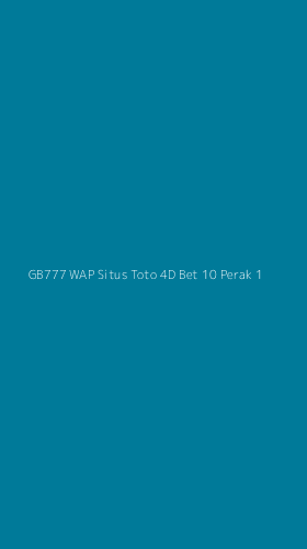 Tampilan Antarmuka Aplikasi Gb777 Wap Situs Toto 4d Bet 10 Perak - 1
