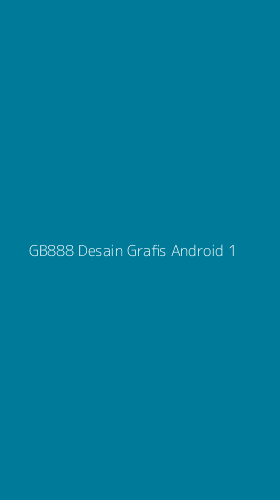 Tampilan Antarmuka Aplikasi Gb888 Desain Grafis Android - 1