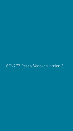 Tampilan Antarmuka Aplikasi Gen777 Resep Masakan Harian - 3