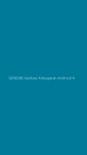 Tampilan Antarmuka Aplikasi Geng88 Aplikasi Kebugaran Android - 4
