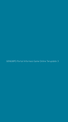 Tampilan Antarmuka Aplikasi Gengmpo Portal Informasi Game Online Terupdate - 3