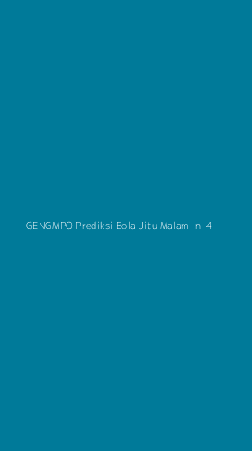 Tampilan Antarmuka Aplikasi Gengmpo Prediksi Bola Jitu Malam Ini - 4