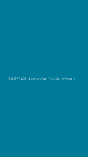 Tampilan Antarmuka Aplikasi Gesit77 Login Daftar Akun Toto Online Resmi - 1