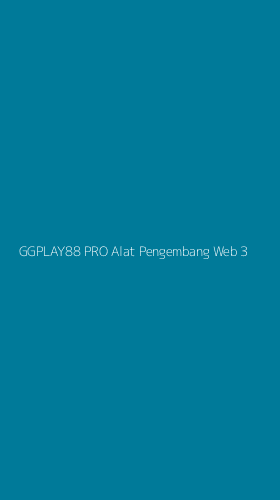Tampilan Antarmuka Aplikasi Ggplay88 Pro Alat Pengembang Web - 3