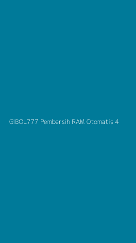 Tampilan Antarmuka Aplikasi Gibol777 Pembersih Ram Otomatis - 4