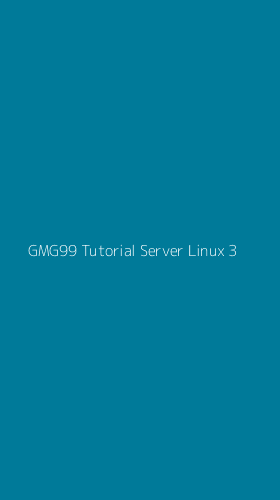 Tampilan Antarmuka Aplikasi Gmg99 Tutorial Server Linux - 3