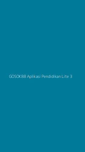 Tampilan Antarmuka Aplikasi Gosok88 Aplikasi Pendidikan Lite - 3