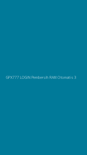 Tampilan Antarmuka Aplikasi Gpx777 Login Pembersih Ram Otomatis - 3