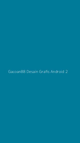 Tampilan Antarmuka Aplikasi Gacoan88 Desain Grafis Android - 2