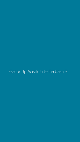 Tampilan Antarmuka Aplikasi Gacor Jp Musik Lite Terbaru - 3