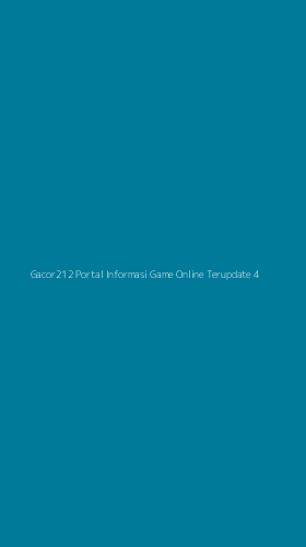 Tampilan Antarmuka Aplikasi Gacor212 Portal Informasi Game Online Terupdate - 4