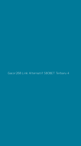 Tampilan Antarmuka Aplikasi Gacor268 Link Alternatif Sbobet Terbaru - 4