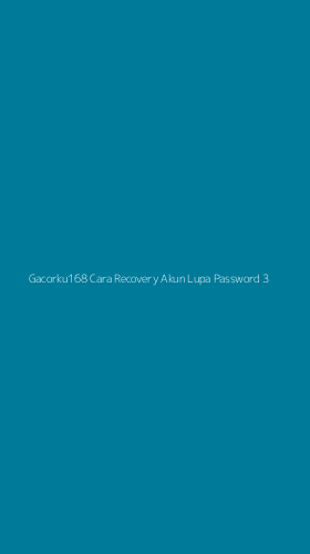 Tampilan Antarmuka Aplikasi Gacorku168 Cara Recovery Akun Lupa Password - 3