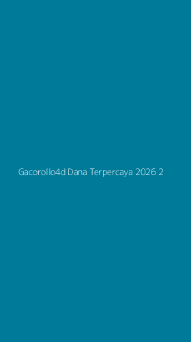 Tampilan Antarmuka Aplikasi Gacorollo4d Dana Terpercaya 2026 - 2