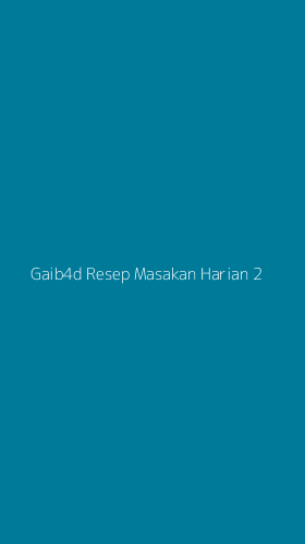 Tampilan Antarmuka Aplikasi Gaib4d Resep Masakan Harian - 2