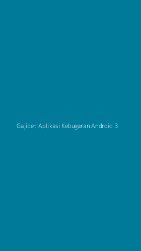 Tampilan Antarmuka Aplikasi Gajibet Aplikasi Kebugaran Android - 3